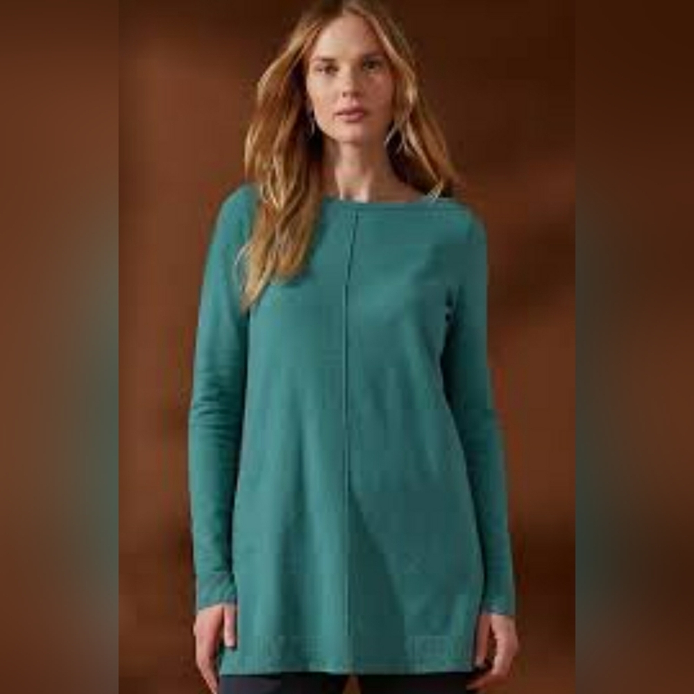 J. Jill Pintucked Sweater Tunic Size Small Petite